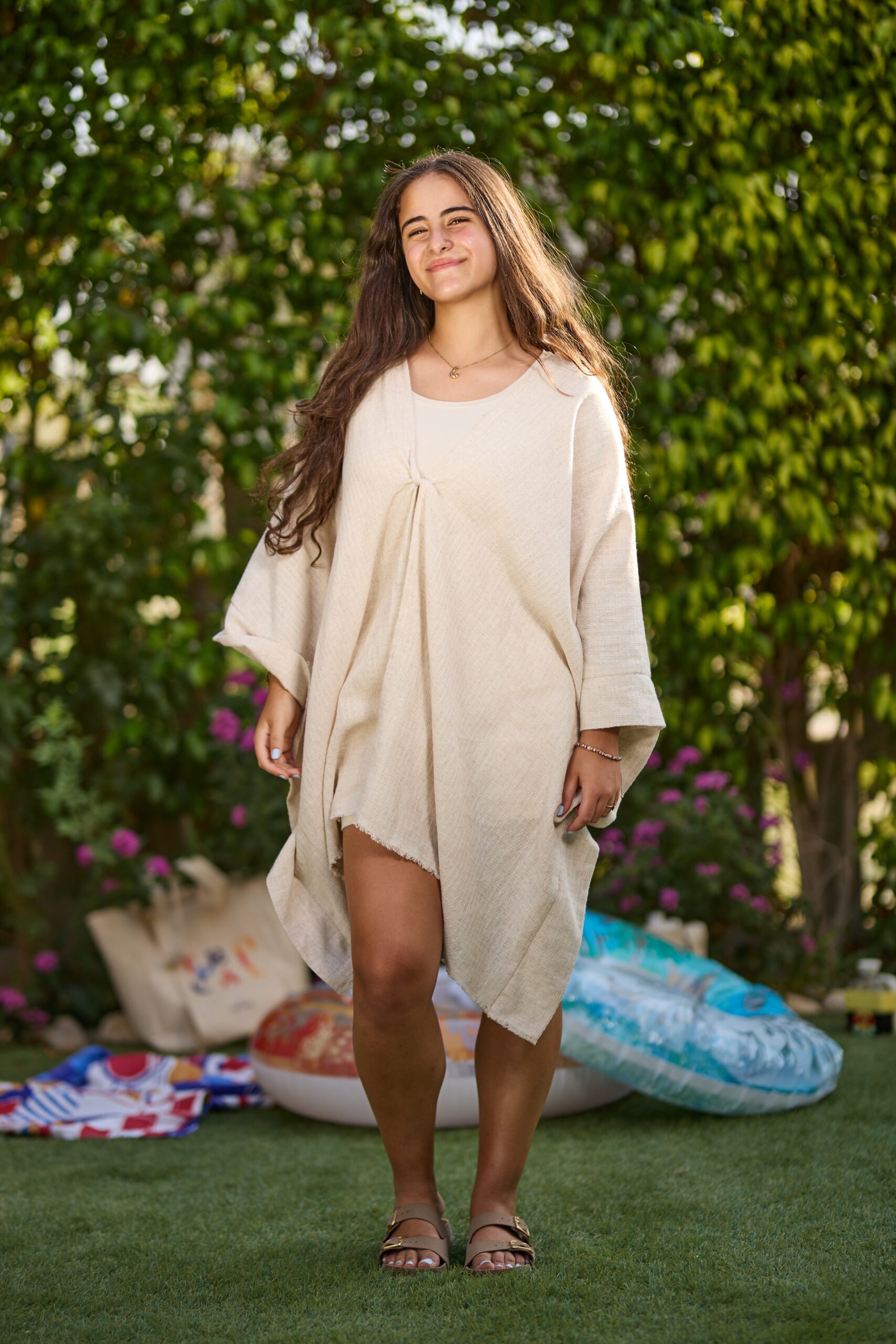 UDecide Linen Coverup - الصورة 4
